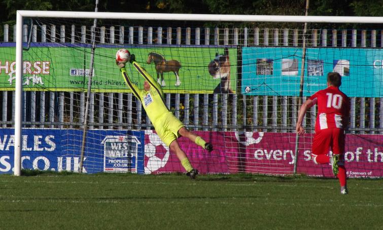 James Gwilt pulls off a stunning save
